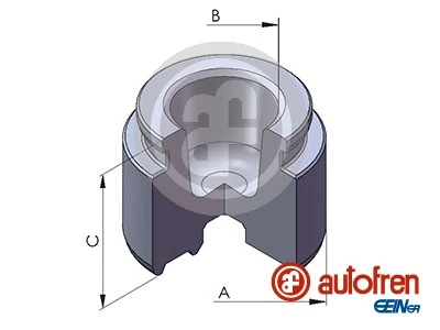 Piston, brake caliper